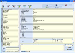 screenshot of equipment setup function